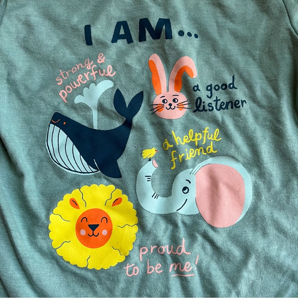 Cat & Jack blue “I am…” T-shirt size 3T